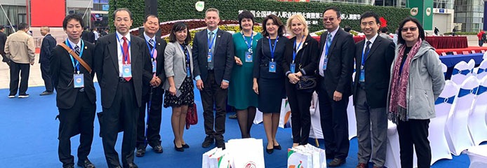 Russian delegation Abilympics in China